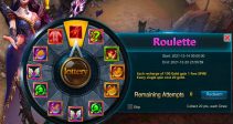 Event “Roulette” (12/14/2021)