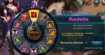 Event “Roulette” (02/08/2022)