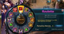 Event “Roulette” (07/26/2022)