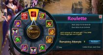 Event “Roulette” (10/18/2022)