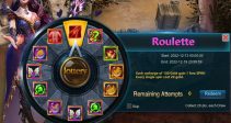 Event “Roulette” (12/13/2022)