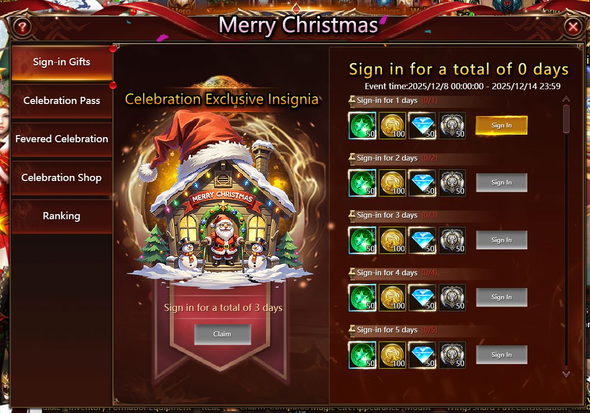 Merry Christmass event